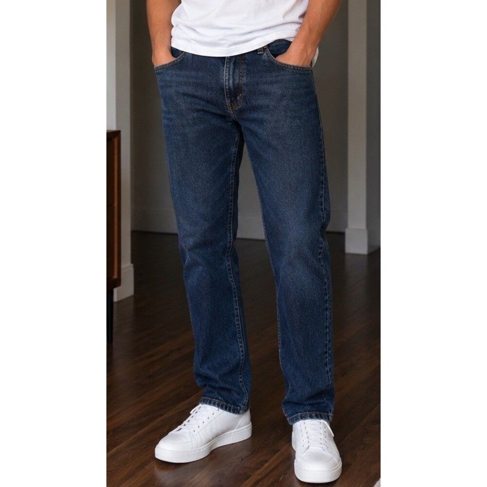 RVCA Regulars Jeans Mens 32 Dark Rinse